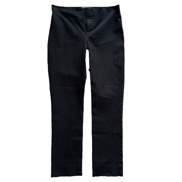 MM. LaFleur The Hockley Jean Stretch Dress Pants Black Straight Leg Trouser 10 - Picture 3 of 12
